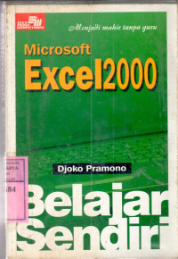 Belajar sendiri Microsoft Excel 2000